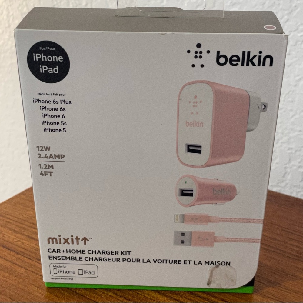 Belkin lightning car & home charger